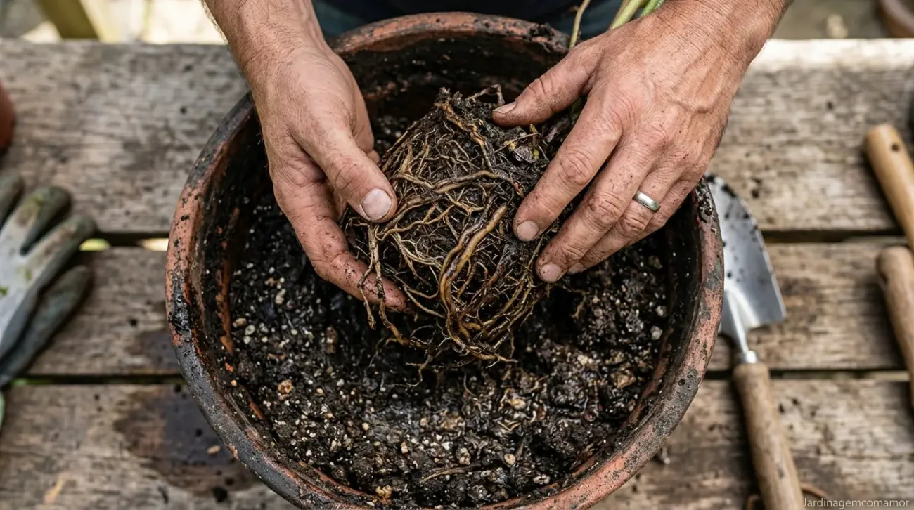 Sinais no solo e nas raízes
