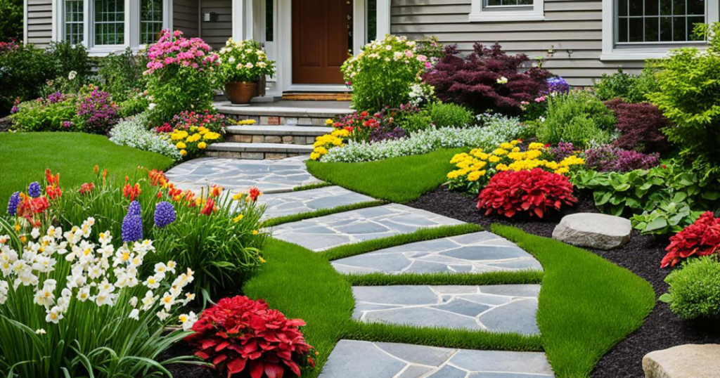 Ideias Criativas para o Design do Jardim Frontal