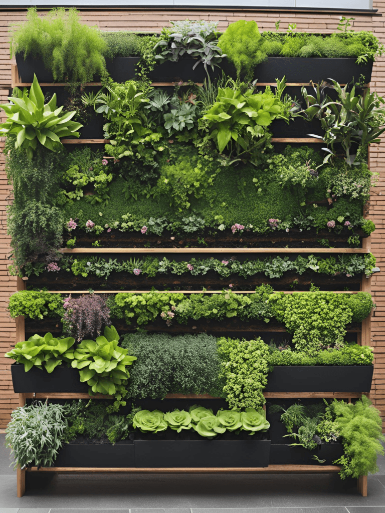 construindo um jardim vertical