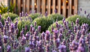 Canteiro de Lavanda em Casa