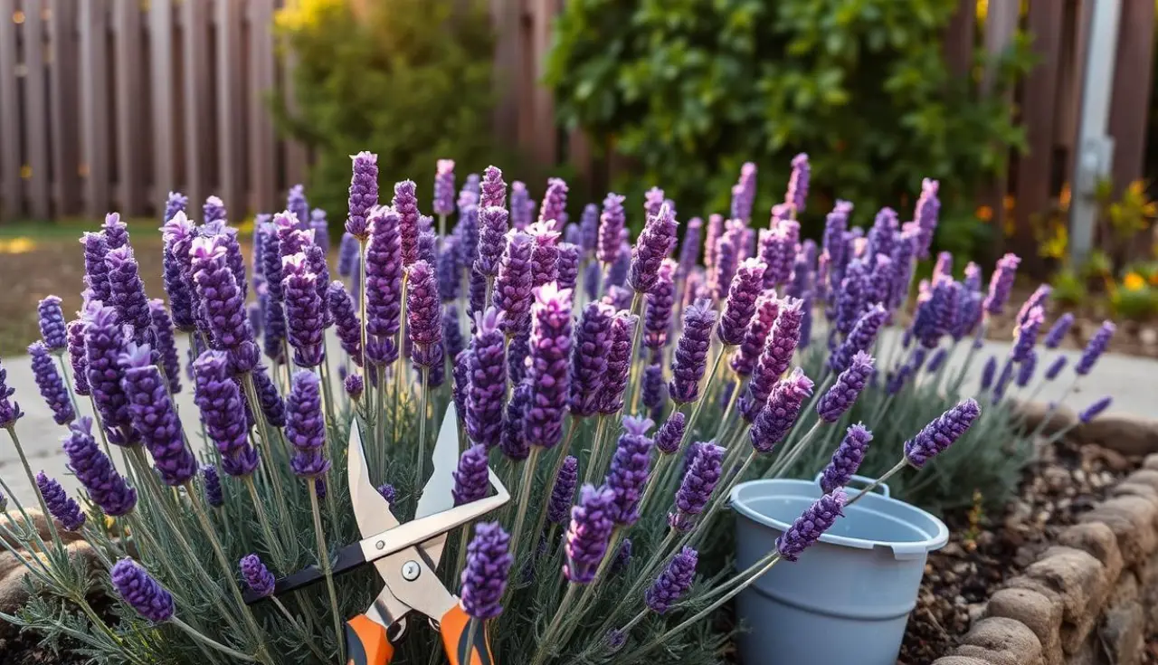 cuidados após poda de lavanda