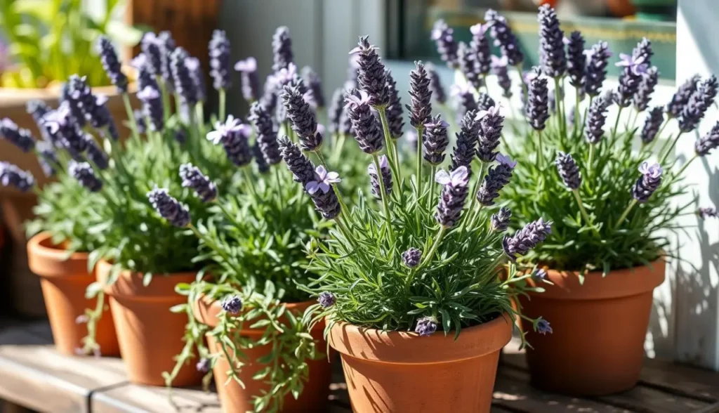 plantar lavanda em vasos
