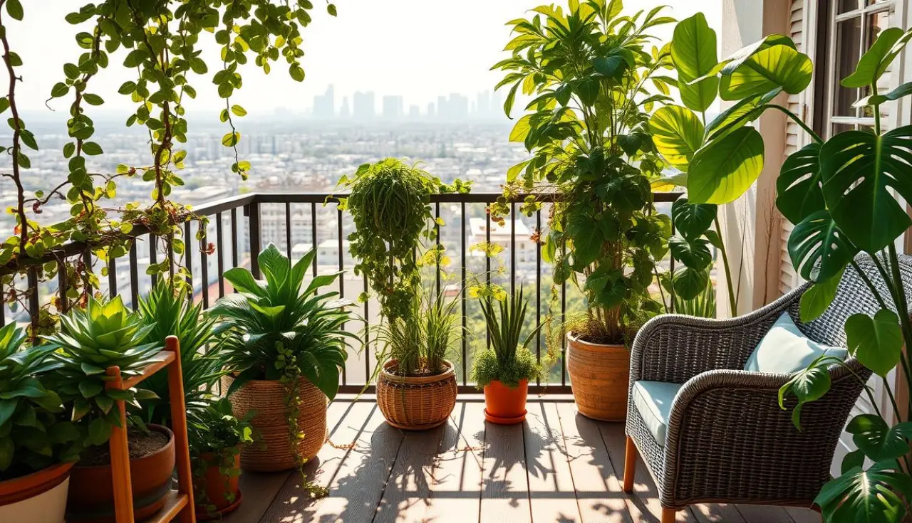 decoração de varandas com plantas