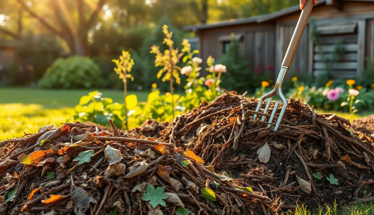manutenção de compostagem
