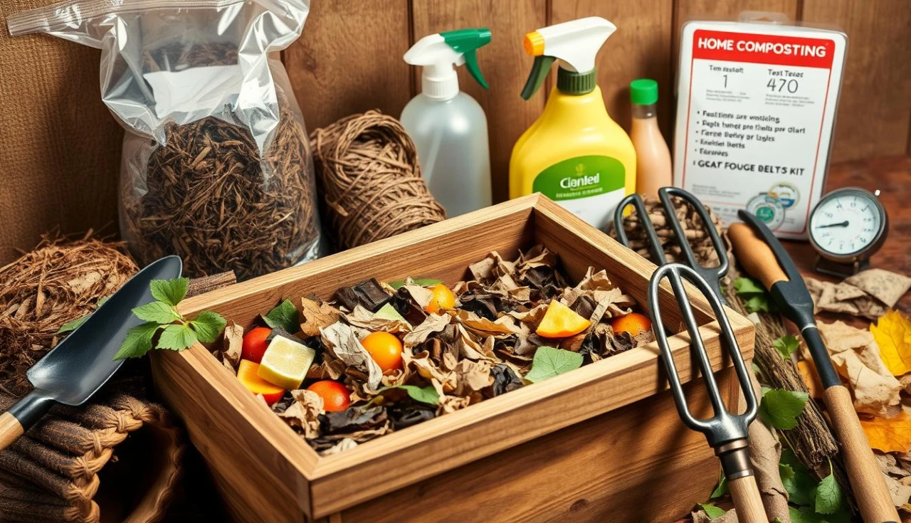 Materiais para composteira