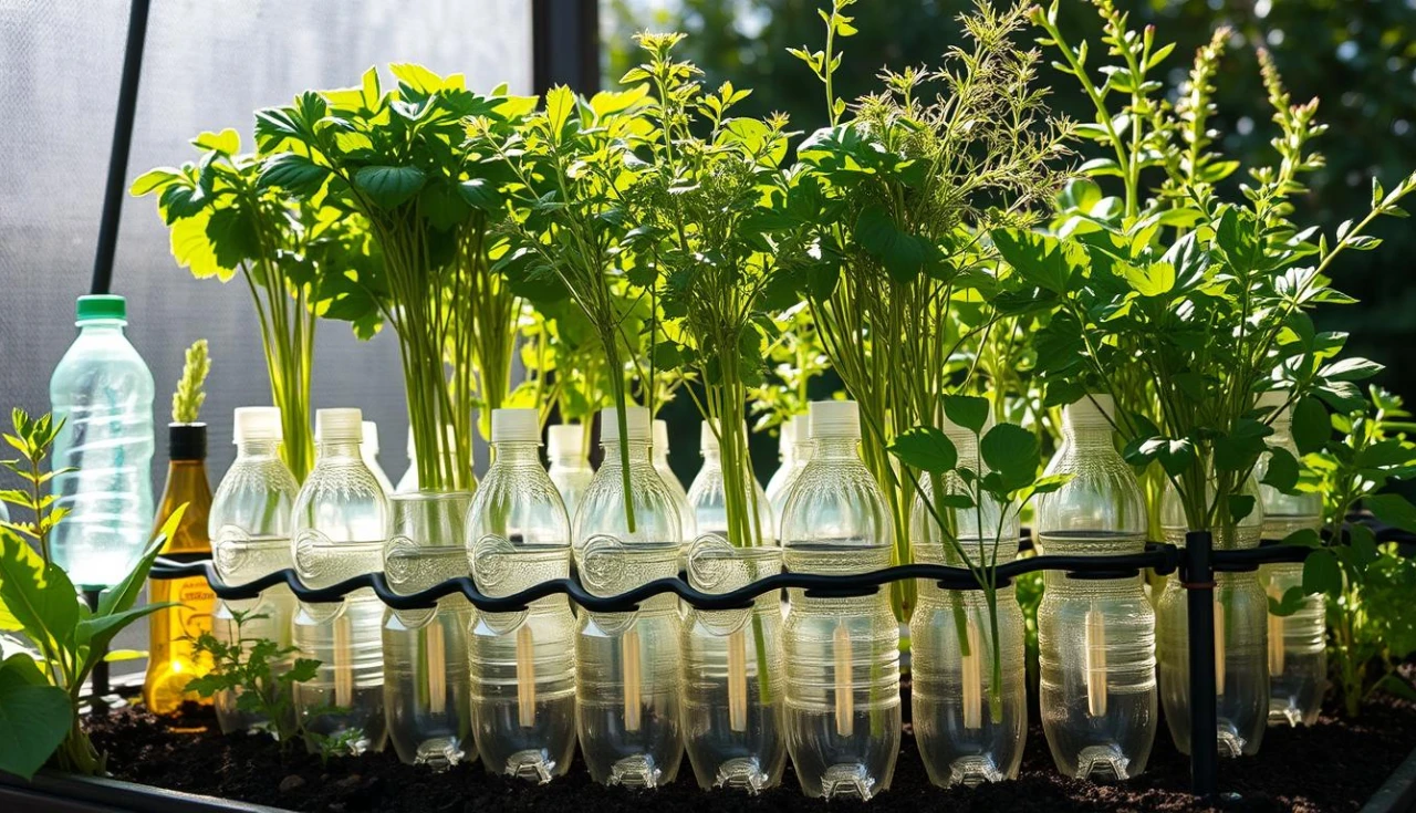 Sistema de Irrigação Autoregulável com Garrafas PET