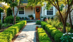 Jardins simples para frente de casas
