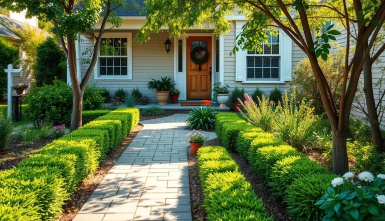 Jardins simples para frente de casas