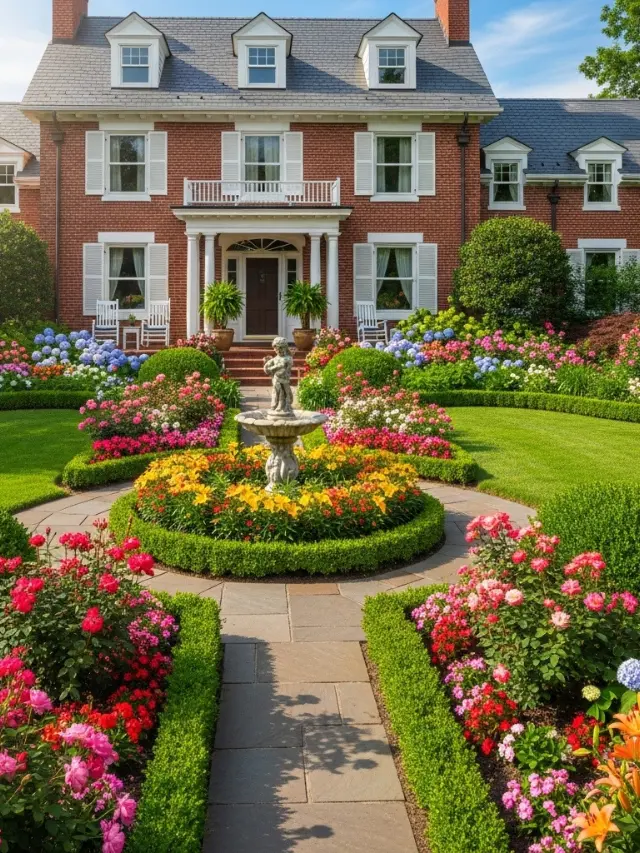 jardim em frente de casa