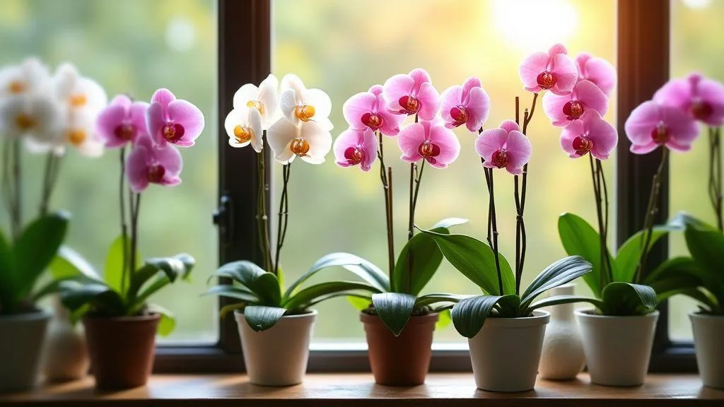 Adubação equilibrada e programa de nutrientes para florir o ano todo — Melhores práticas de rega, substrato e adubação para orquídea Phalaenopsis florir o ano todo em vasos dentro de casa