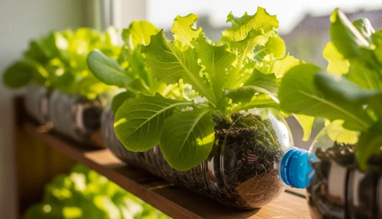 Como plantar alface em garrafa pet