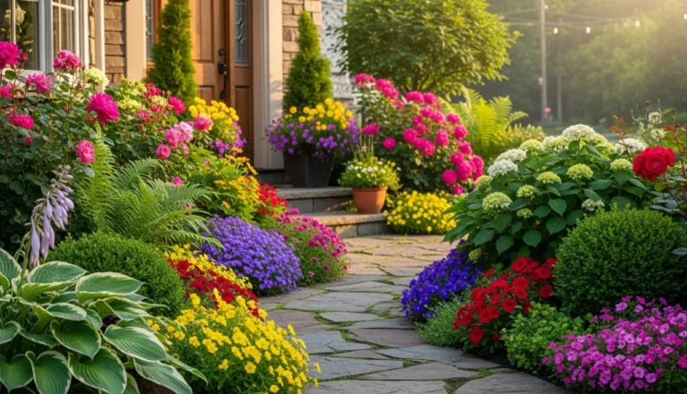 jardim em frente de casa