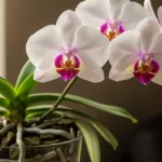 Melhores práticas de rega para orquídea Phalaenopsis florir o ano todo em vasos dentro de casa