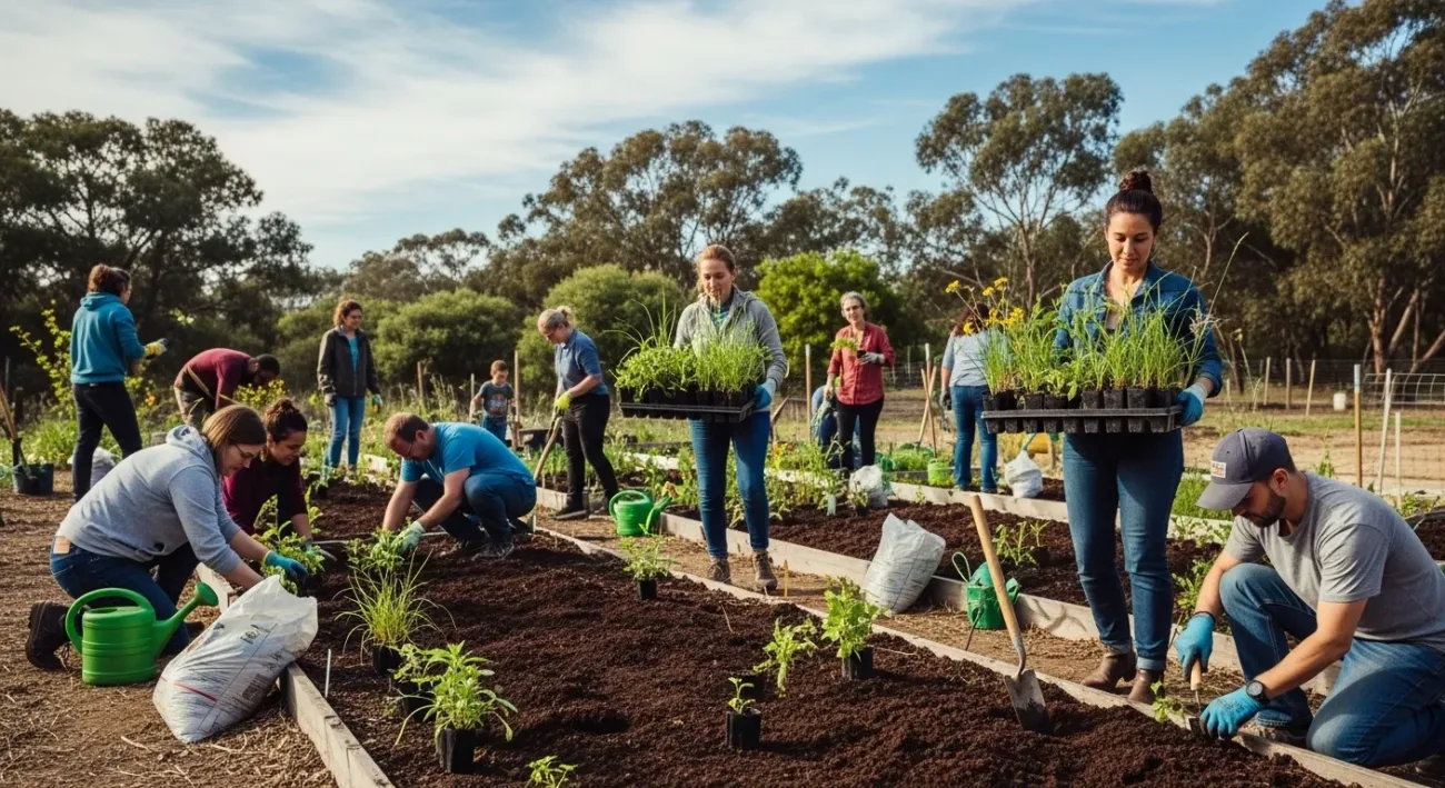 Plantando as Plantas Nativas