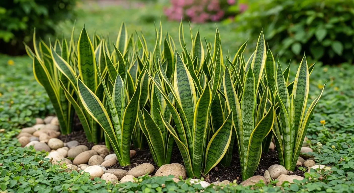 Mini espada de São Jorge: o segredo para um jardim resistente e elegante
