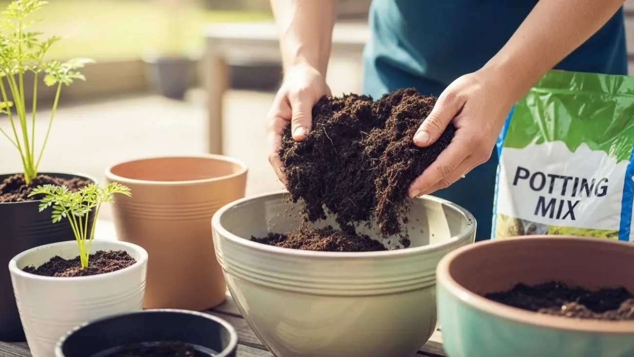 Escolhendo o vaso e o solo ideal para cenouras