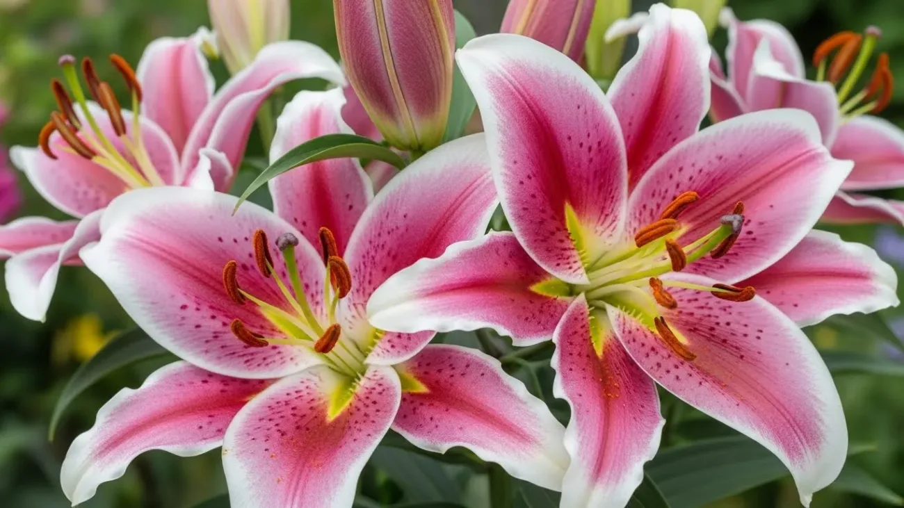 Lírios Orientais: Perfume Intenso e Flores Exuberantes