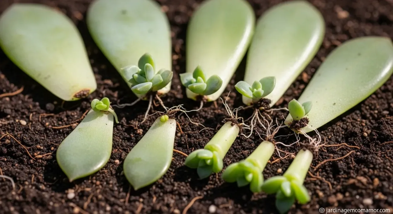 Propagação e multiplicação: criando novas suculentas