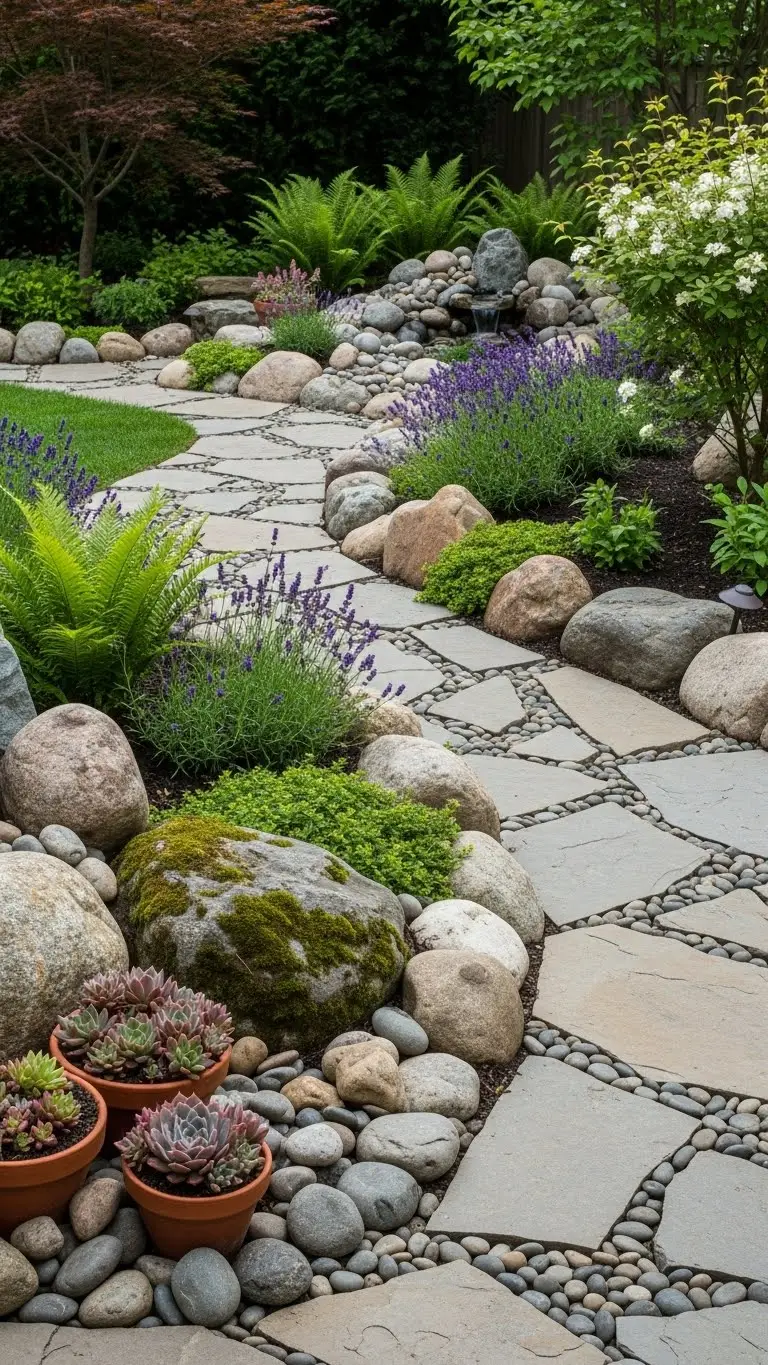 Veja essas Ideias de Paisagismo com Pedras e Plantas