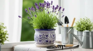 Lavanda em Vaso