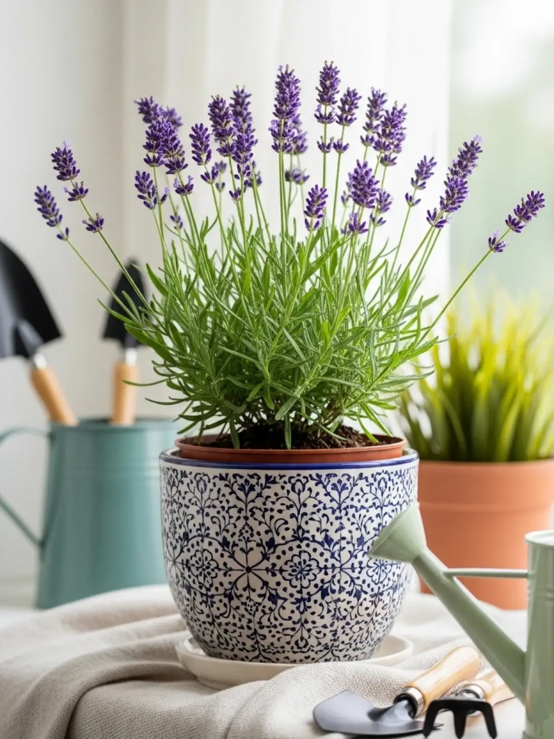 Transforme seu vaso com lavanda perfumada