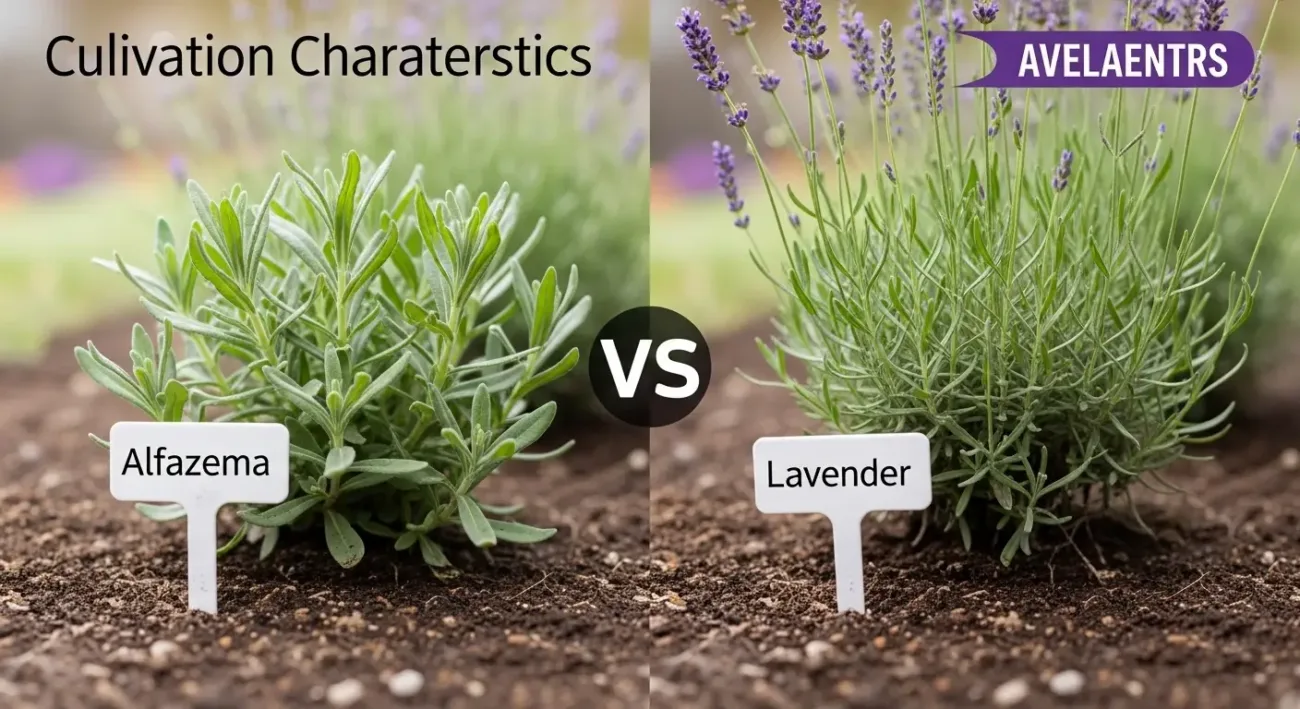 Características de cultivo de alfazema e lavanda