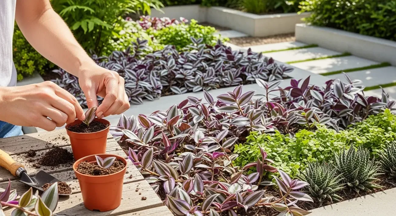 Dicas para multiplicar e usar o lambari roxo no paisagismo
