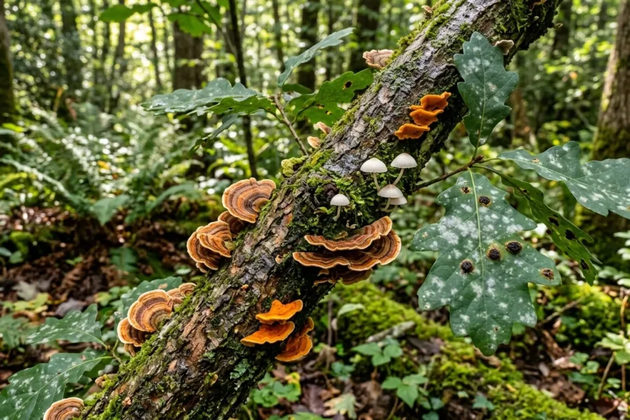 Fungos nas plantas
